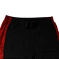 Dolce & Gabbana Black Red Leopard Print Nylon Jogger Pants