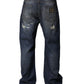 Dolce & Gabbana Blue Tattered Cotton Straight Men Denim Jeans