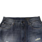 Dolce & Gabbana Blue Tattered Cotton Straight Men Denim Jeans