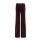 Forte_Forte Flared Trousers in smooth Velvet