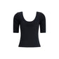 Brunello Cucinelli Black Cotton Top