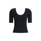 Brunello Cucinelli Black Cotton Top