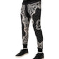 Dolce & Gabbana Black Cotton Bandana Jogger Sweatpants Pants