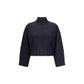 Fabiana Filippi Black Fleece Wool Sweater