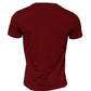 Dolce & Gabbana Maroon Cotton Crew Neck Short Sleeves T-Shirt