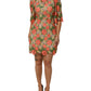 Dolce & Gabbana Multicolor Floral Embroidery Aline Mini Dress