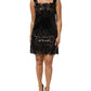 Dolce & Gabbana Black Cut Out A-line Sheath Mini Dress