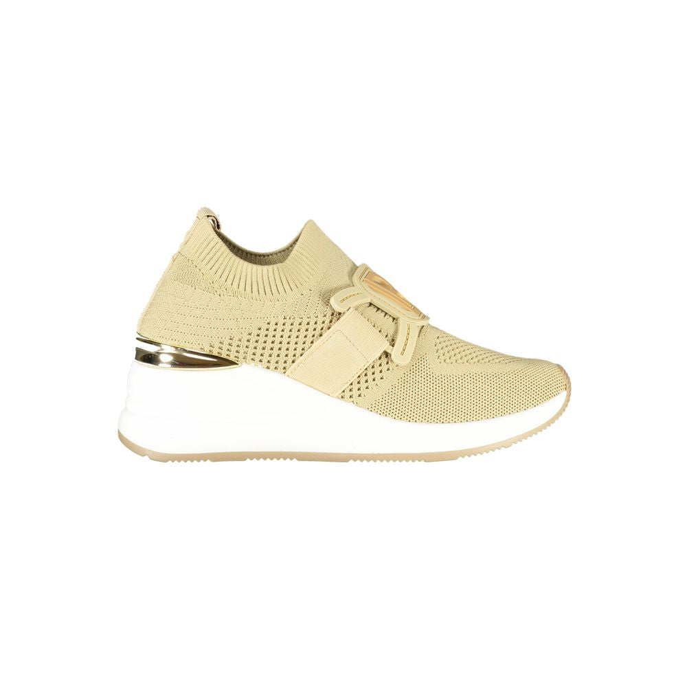 Laura Biagiotti Beige Polyester Sneaker