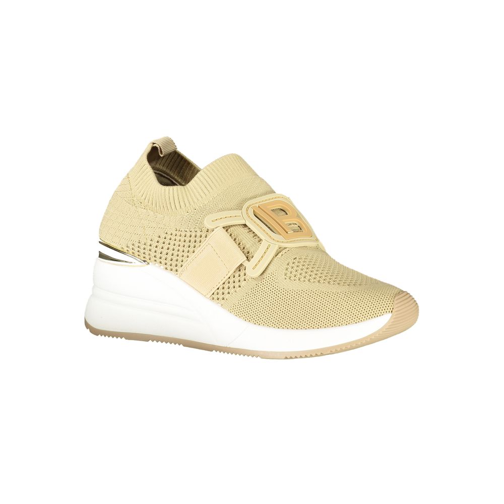 Laura Biagiotti Beige Polyester Sneaker