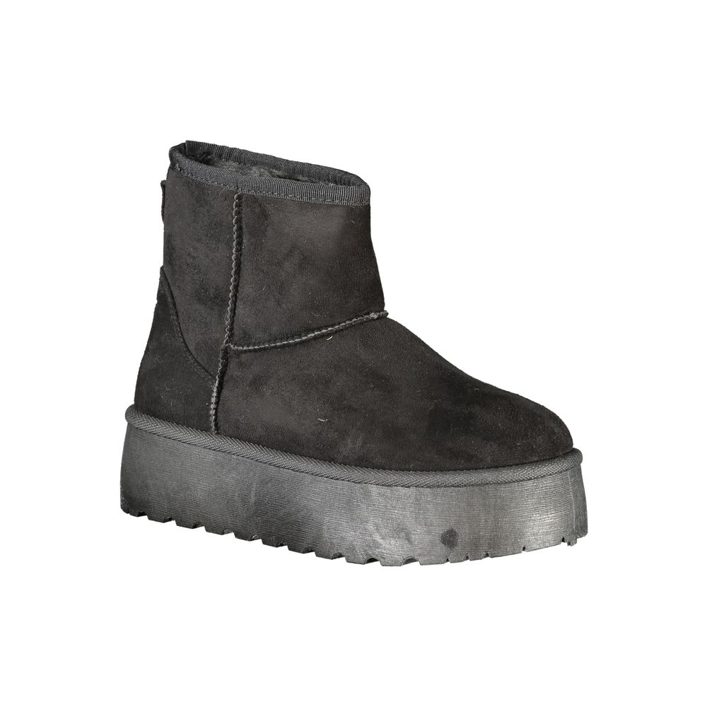 Laura Biagiotti Black Polyester Ankle