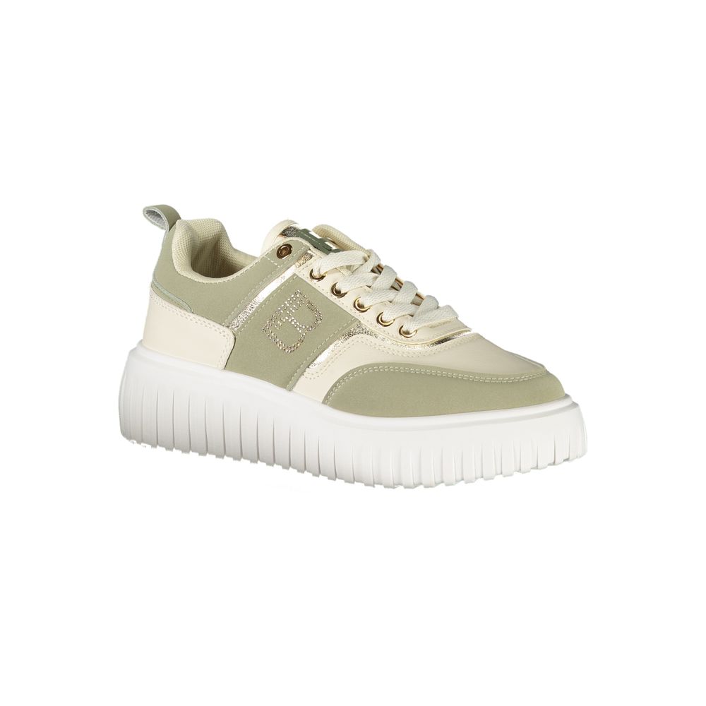 Laura Biagiotti Green Polyester Sneaker