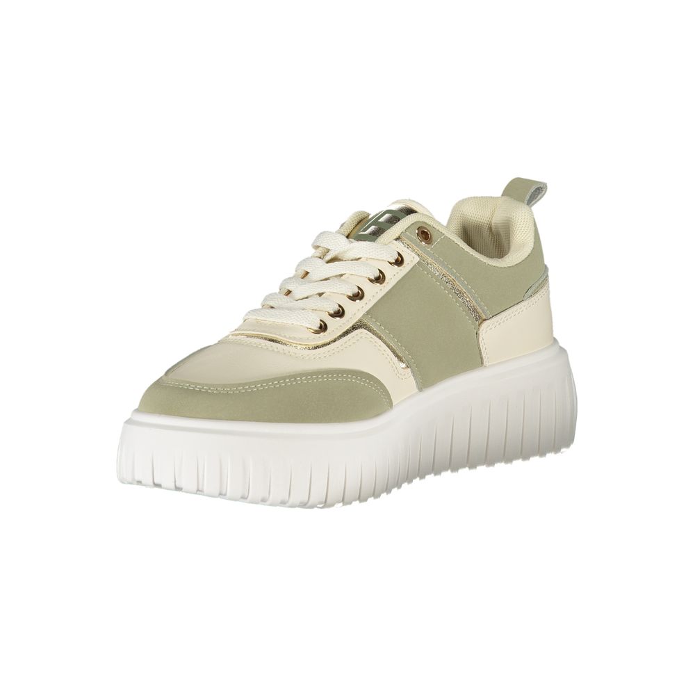 Laura Biagiotti Green Polyester Sneaker