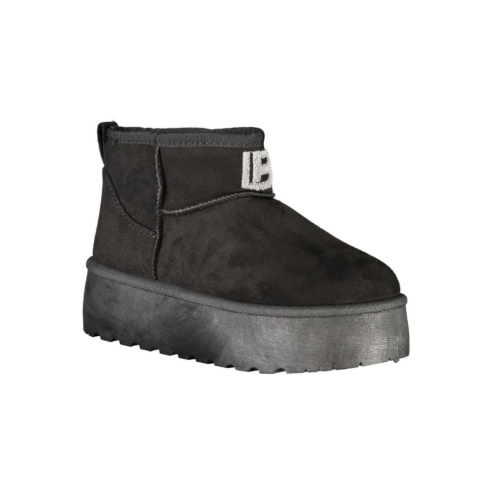 Laura Biagiotti Black Polyester Ankle