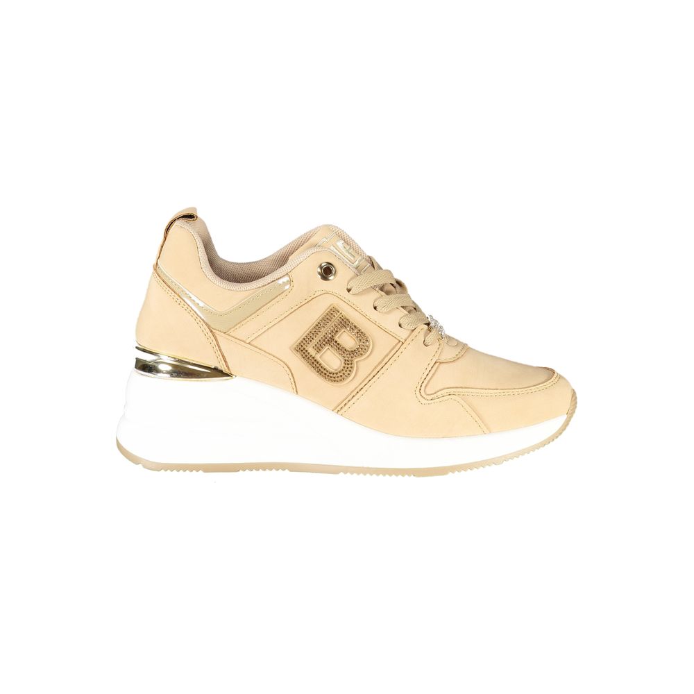 Laura Biagiotti Beige Polyester Sneaker