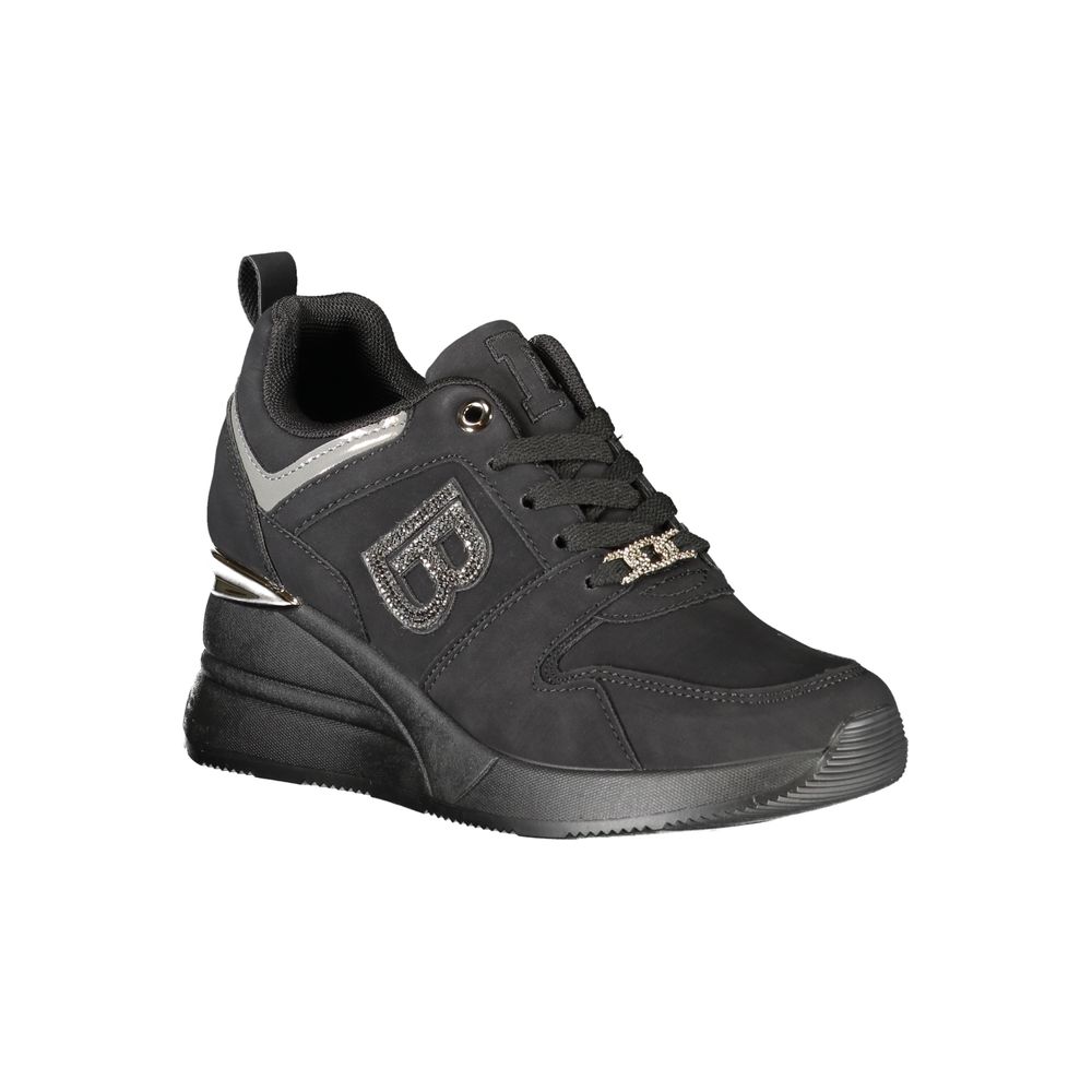Laura Biagiotti Black Polyester Sneaker