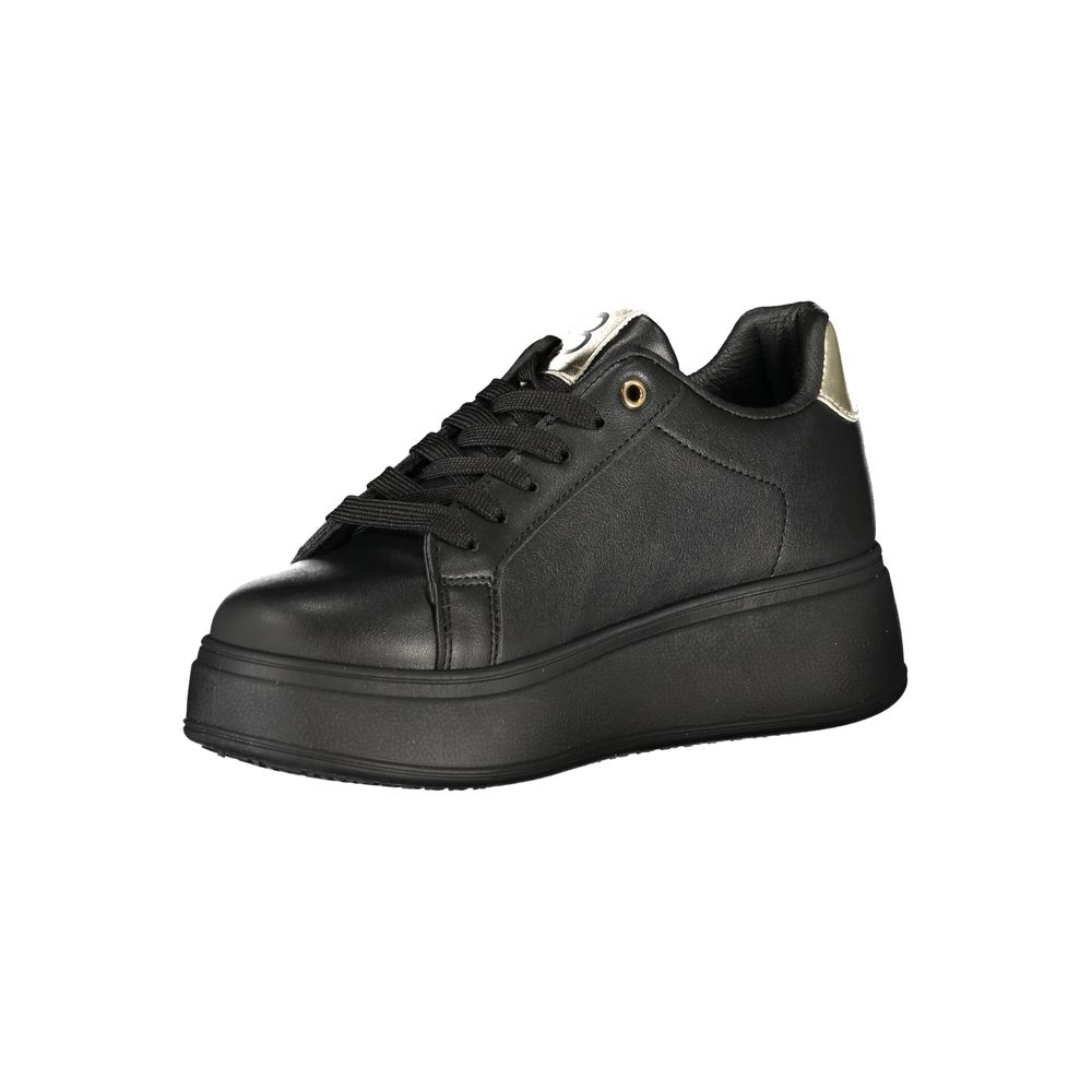 Laura Biagiotti Black Polyester Sneaker