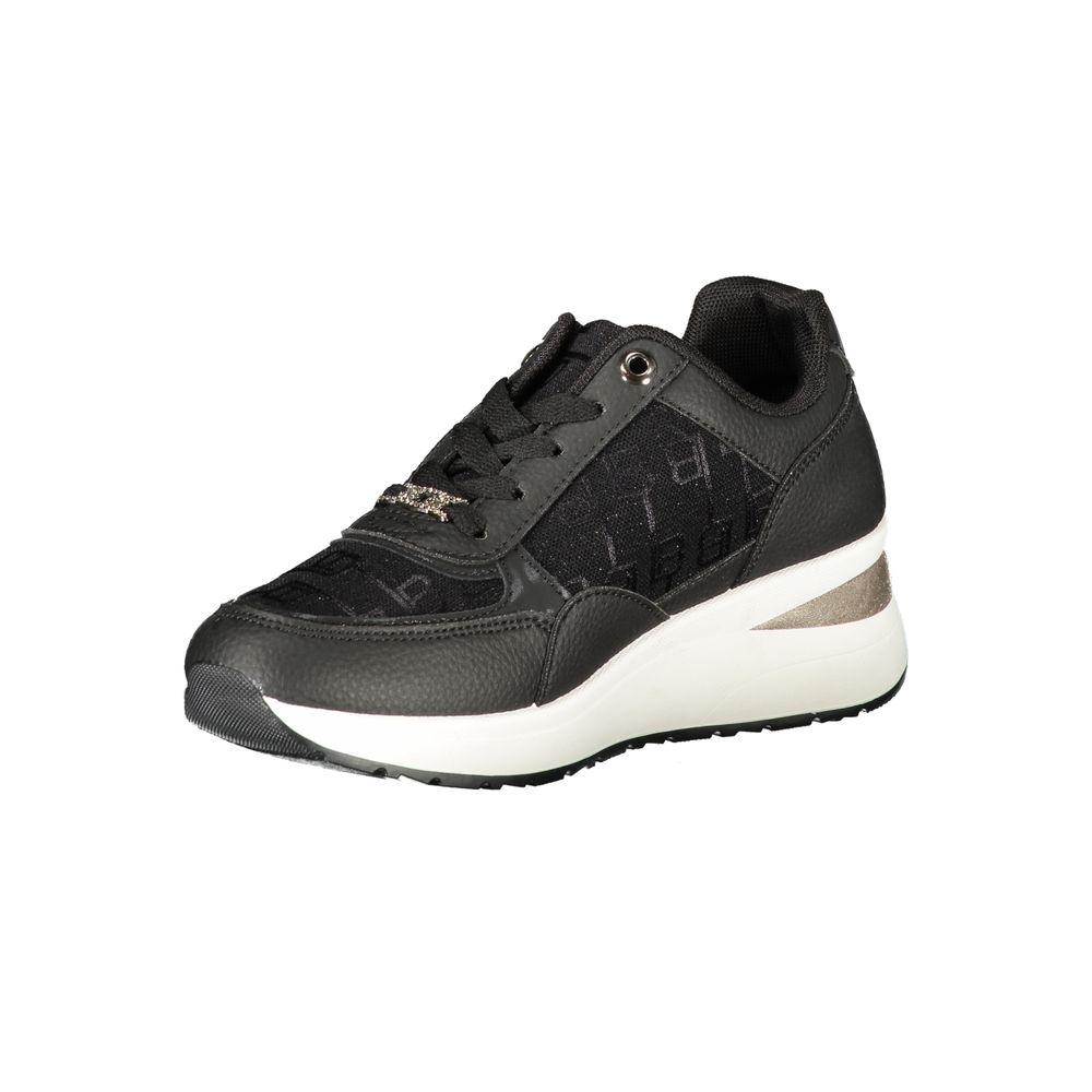 Laura Biagiotti Black Polyester Sneaker