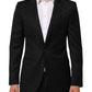 Dolce & Gabbana Black MARTINI 2 Buttons Suit Jacket Blazer