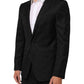 Dolce & Gabbana Black MARTINI 2 Buttons Suit Jacket Blazer