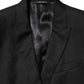 Dolce & Gabbana Black MARTINI 2 Buttons Suit Jacket Blazer