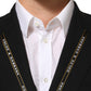 Dolce & Gabbana Black SICILIA Double Breasted Jacket Blazer