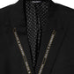 Dolce & Gabbana Black SICILIA Double Breasted Jacket Blazer