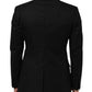Dolce & Gabbana Black Wool 2 Buttons Suit Men Jacket Blazer