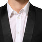 Dolce & Gabbana Black MARTINI 1 Button Suit Jacket Blazer