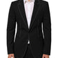 Dolce & Gabbana Black SICILIA 2 Buttons Suit Jacket Blazer