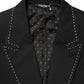 Dolce & Gabbana Black SICILIA 2 Buttons Suit Jacket Blazer