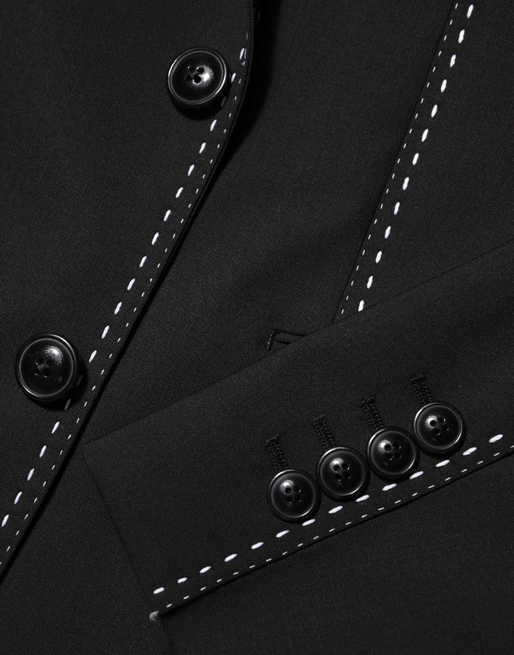 Dolce & Gabbana Black SICILIA 2 Buttons Suit Jacket Blazer