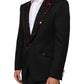 Dolce & Gabbana Black SICILIA Crystal Embellished Men Blazer