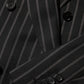Dolce & Gabbana Black Stripes SICILIA 1 Button Suit Blazer