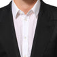 Dolce & Gabbana Black Cotton 2 Buttons Suit Jacket Blazer