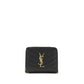 Saint Laurent Black Calf Leather Bos Taurus Wallet
