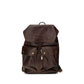 Brunello Cucinelli Brown Calf Leather Bos Taurus Backpack