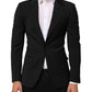 Dolce & Gabbana Black STAFF 2 Buttons Suit Jacket Blazer