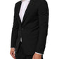 Dolce & Gabbana Black STAFF 2 Buttons Suit Jacket Blazer