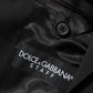 Dolce & Gabbana Black STAFF 2 Buttons Suit Jacket Blazer