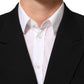 Dolce & Gabbana Black Wool 2 Buttons Suit Men Jacket Blazer