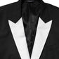 Dolce & Gabbana Black White MARTINI 1 Button Men Suit Blazer