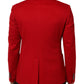 Dolce & Gabbana Red Cashmere 2 Buttons Suit Jacket Blazer