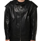 Dolce & Gabbana Black Leather Full Zip Biker Blouson Jacket