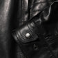 Dolce & Gabbana Black Leather Full Zip Biker Blouson Jacket