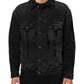Dolce & Gabbana Black Cotton Stretch Denim Blouson Jacket