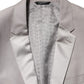 Dolce & Gabbana Light Gray Wool 2 Piece MARTINI Formal Suit