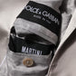 Dolce & Gabbana Light Gray Wool 2 Piece MARTINI Formal Suit