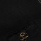 Dolce & Gabbana Black Cotton Full Zip Cropped Coat Jacket