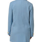 Dolce & Gabbana Blue Buttoned Down Trench Coat Jacket
