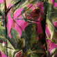 Dolce & Gabbana Hot Pink Fig Printed Silk Shirt Blouse Top